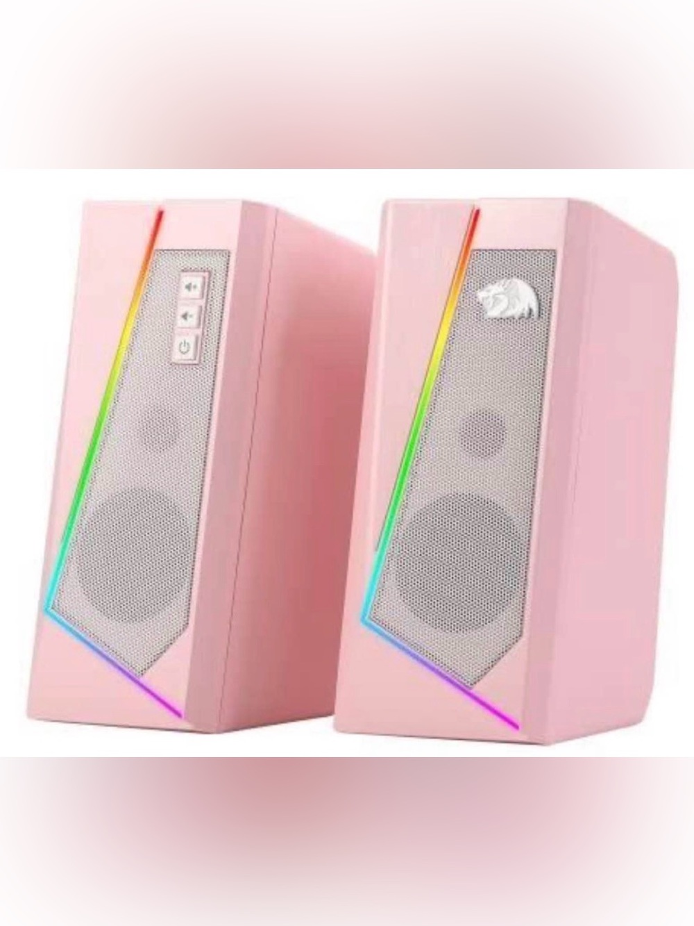 Redragon GS520 RGB Desktop Speakers, 2.0 Channel PC Computer Stereo Speaker